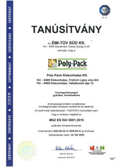 MSZ EN ISO 9001:2015